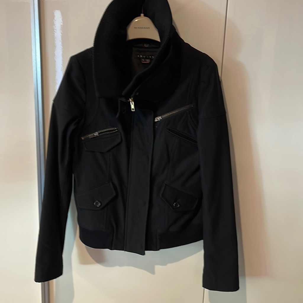 Theory Cotton/Nylon Moto Jacket